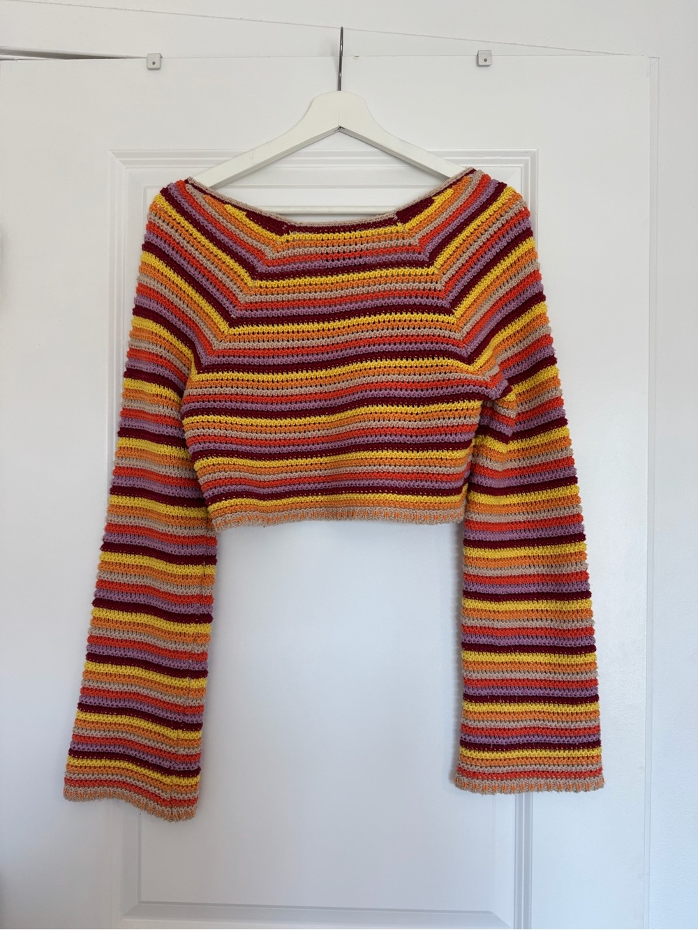 Yellow the Label Kendra Knit Top Sunset Stripe - Picture 4 of 5